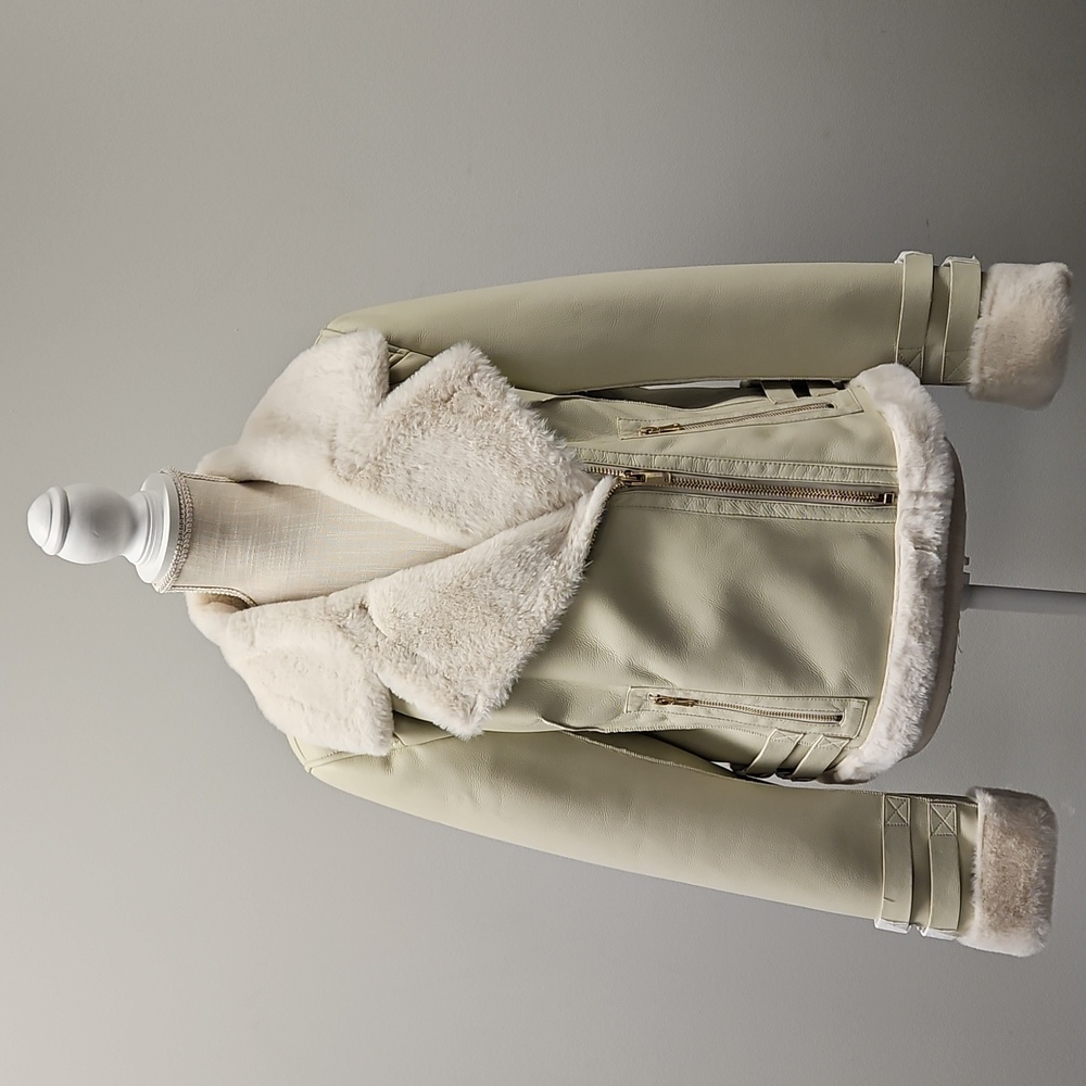 Generation Love Dion Faux Shearling Moto Jacket